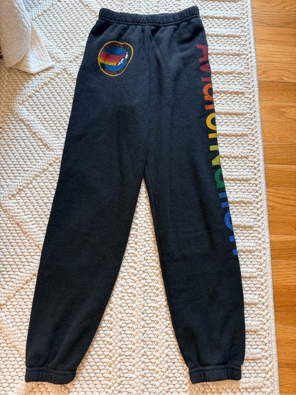 Aviator Nation Black Kids Sweatpants